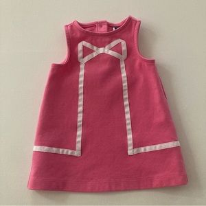 Janie and Jack 3-6 Months Baby Girl Pink Bow Dress